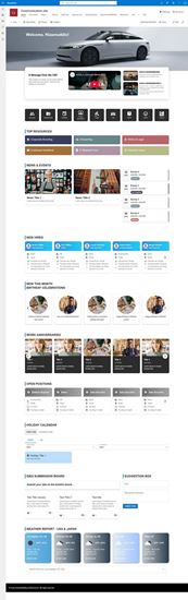 Picture of Modern SharePoint Landing Page Design & Development